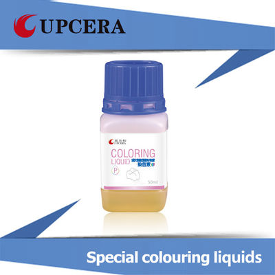 지르코니아 이 크라운 분홍색 색깔 시리즈를 위한 세륨 지르코니아 그림물감 액체
